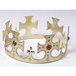 Adjustable King's Costume Crown - Make It Up Costumes 