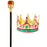 King's Crown and Scepter Set - Make It Up Costumes 