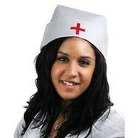 White Nurse Hat - Make It Up Costumes 