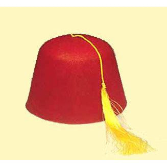 Red Fez Hat - Make It Up Costumes 