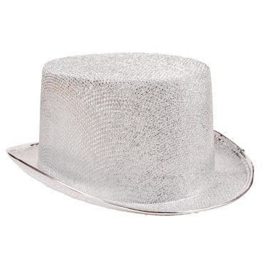 Silver or Gold Top Hat - Make It Up Costumes 
