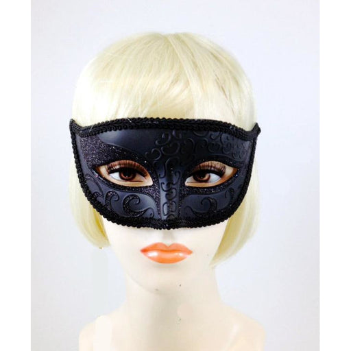Black Venetian Eye Mask - Make It Up Costumes 