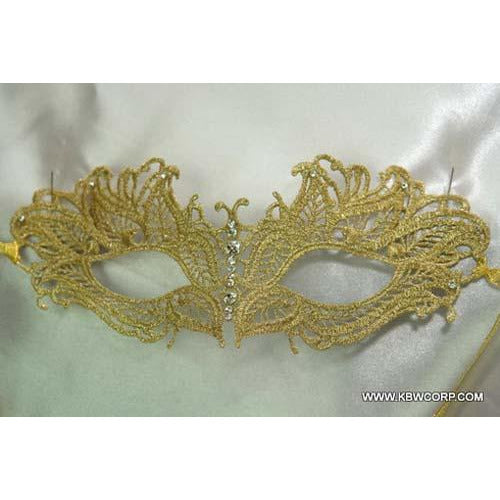 Brocade Lace Mask - Make It Up Costumes 