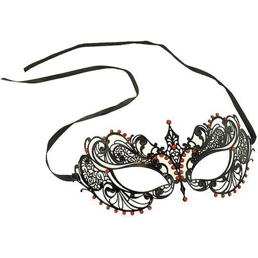 Laser Cut Metal Mask with Rhinestones - Make It Up Costumes 