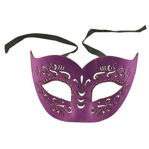 Cut Leather Venetian Mask - Make It Up Costumes 