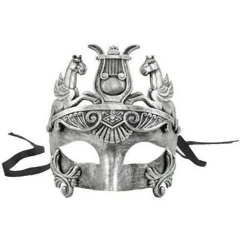 Venetian Mask with Pegasus Crown - Make It Up Costumes 