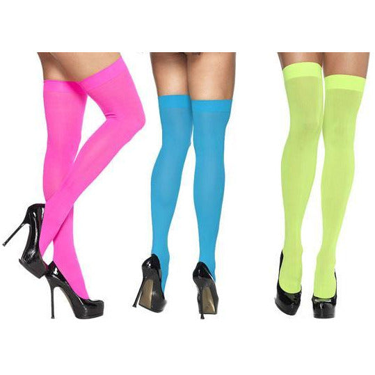 Neon Thigh Highs - Make It Up Costumes 