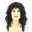 Men's Long Curly Black French King Wig - Make It Up Costumes 