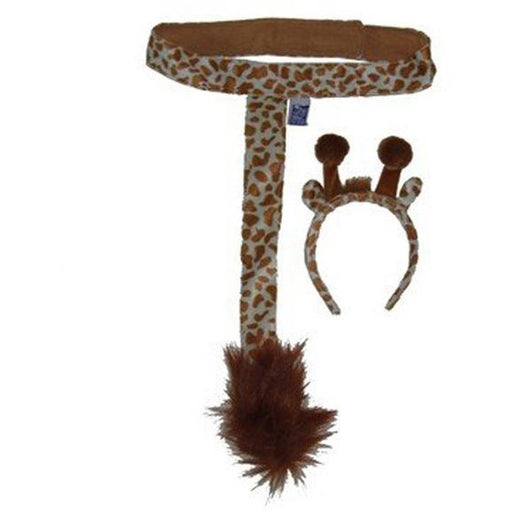 Giraffe Costume Kit with Ears and Tail - Make It Up Costumes 