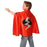 Red Child Superhero Cape with Lightning Bolt - Make It Up Costumes 