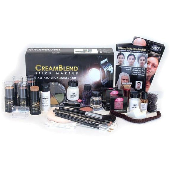 Mehron All-Pro CreamBlend Theatrical Makeup Kit - Make It Up Costumes 
