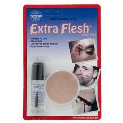 Mehron Extra Flesh Special Effects Wound Makeup with Fixative "A" - Make It Up Costumes 