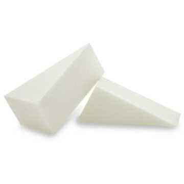 Makeup Cosmetic Wedge Triangle Facial Sponge Applicator White Foam Wedges,  32 Count 