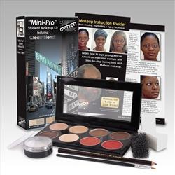 Mehron Mini-Pro Theatrical Makeup Kit for Students - Make It Up Costumes 