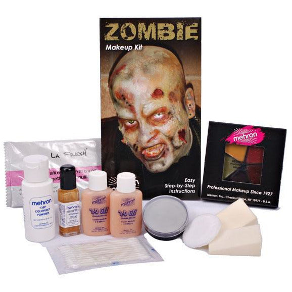 Mehron Zombie Makeup Kit - Make It Up Costumes 