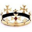 Queen's Fleur de Lis Costume Crown - Make It Up Costumes 