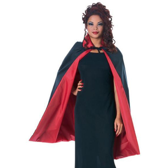 Reversible Taffeta Vampire Cape - Make It Up Costumes 