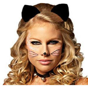 Clip On Costume Cat Ears - Make It Up Costumes 