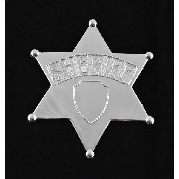 Jumbo Toy Sheriff Costume Badge - Make It Up Costumes 