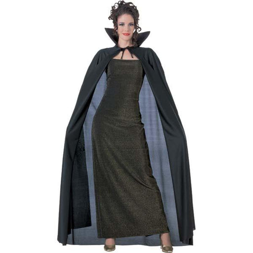 Full Length Black Vampire Cape - Make It Up Costumes 