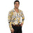 Groovy Yellow Print Shirt for Men - Make It Up Costumes 