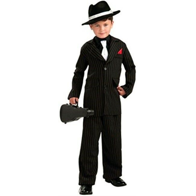 Little Gangster Childrens Costume - Make It Up Costumes 
