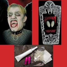 Scarecrow Fake Vampire Fangs - Classic - Make It Up Costumes 