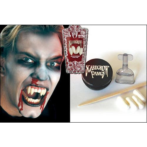 Scarecrow Fake Deluxe Vampire Fangs - Shredders - Make It Up Costumes 