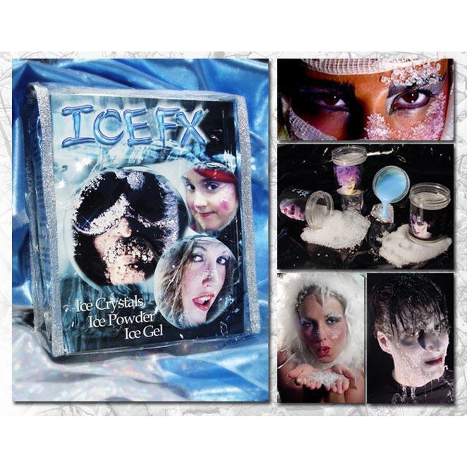 Ice FX Frost and Snow Makeup Pro Kit - Make It Up Costumes 