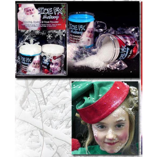 Ice FX Frost and Snow Makeup Mega Kit - Make It Up Costumes 
