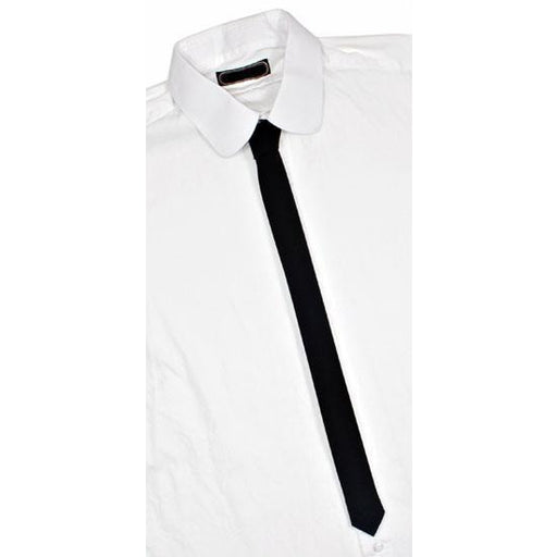 Dacron Skinny Black Tie - Make It Up Costumes 