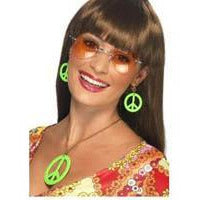 1960's Peace Sign Costume Jewelry Set - Make It Up Costumes 