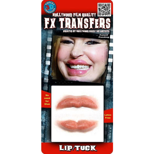 FX Transfers Prosthetic Lips - Lip/Tuck - Make It Up Costumes 