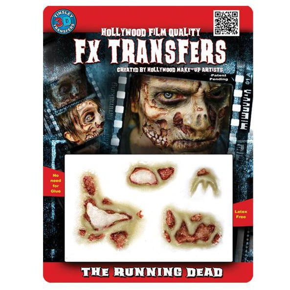 FX Tranfers The Running Dead Zombie Prosthetics - Make It Up Costumes 