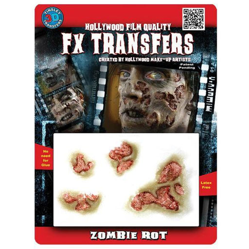 FX Transfers Zombie Rot Prosthetics - Make It Up Costumes 