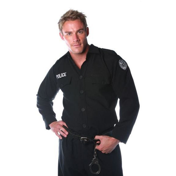 Adult Policeman's Shirt - Make It Up Costumes 