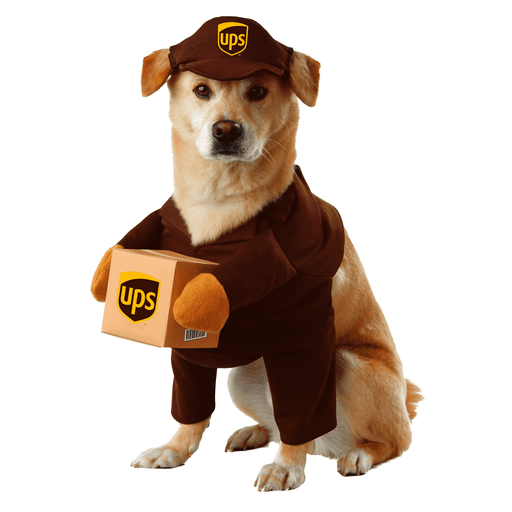 UPS Pal Dog Costume - Make It Up Costumes 