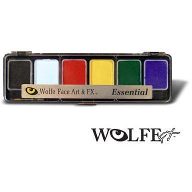 Wolfe FX Face Paint Makeup Palette - 6 Colors - Make It Up Costumes 