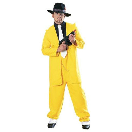 Yellow Zoot Suit Adult Costume - Make It Up Costumes 