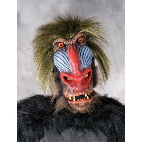Deluxe Baboon Costume Mask - Make It Up Costumes 