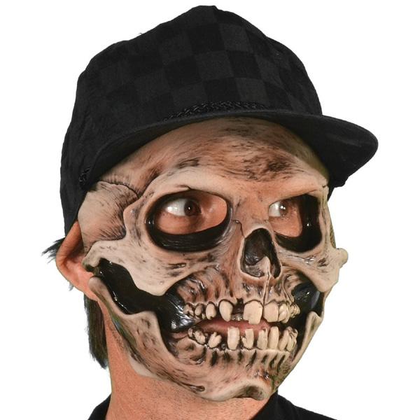 Latex Skull Face Mask - Make It Up Costumes 